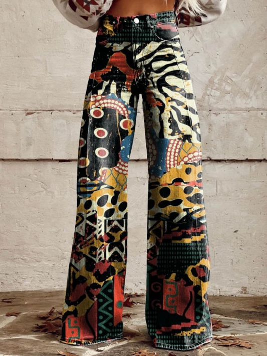 TARSILLA - ART WIDE PANTS