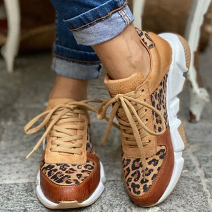 Paulette - Bold and comfortable leopard sneakers 