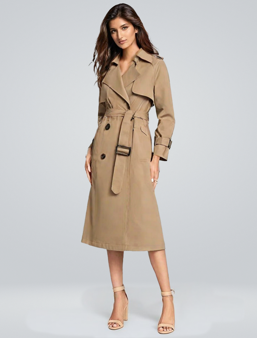 Danielle™ | Trench-Coat en Coton de Luxe