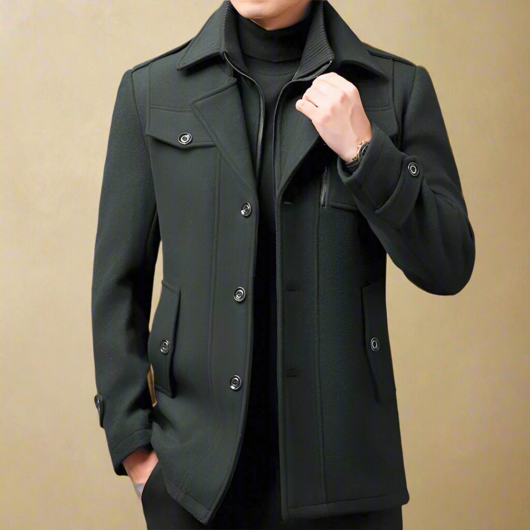 Adriano™ Trench Coat | Classic Elegance