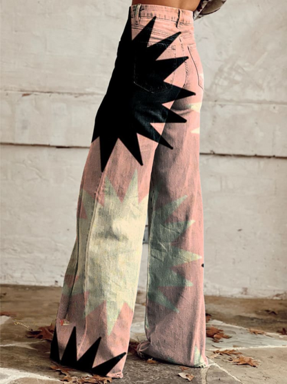 CZARINA - GEOMETRIC WIDE PANTS