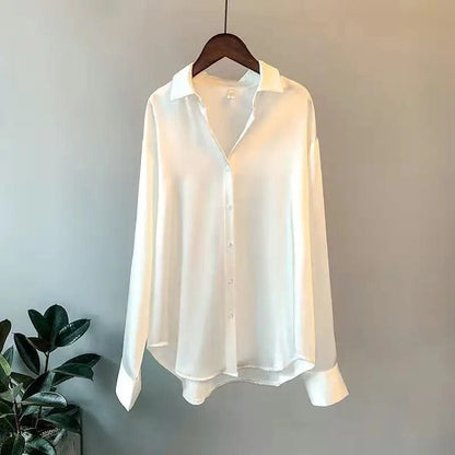 Elisa™ | Blouse Satinée Élégante