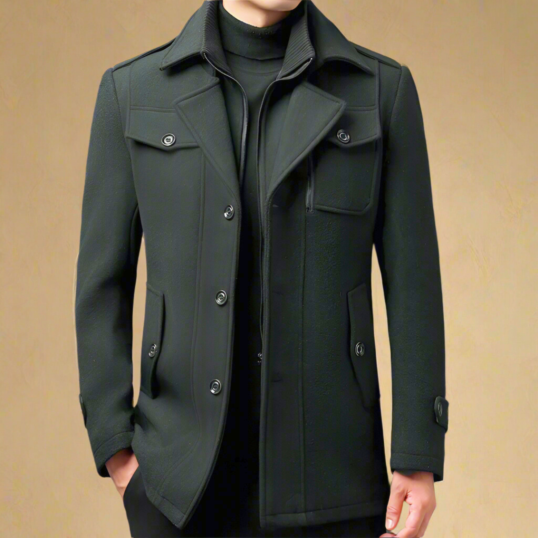 Adriano™ Trench Coat | Classic Elegance