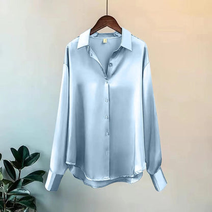 Elisa™ | Blouse Satinée Élégante