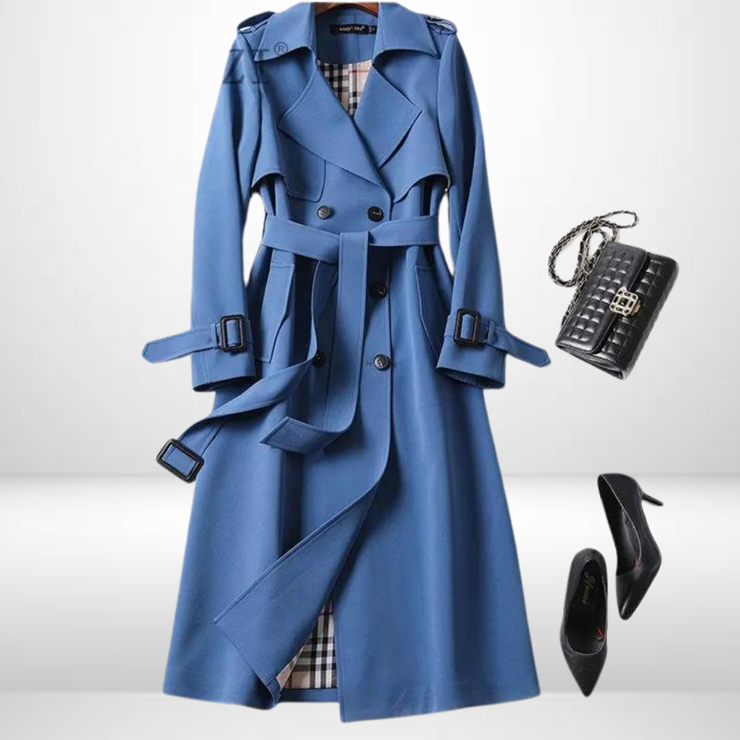 Danielle™ | Luxury Cotton Trench Coat