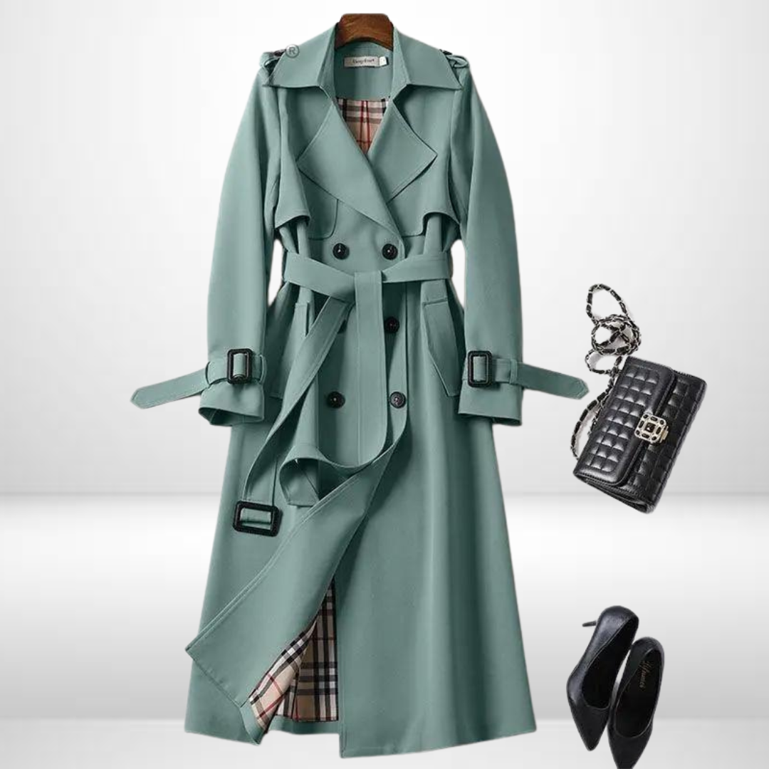 Danielle™ | Luxury Cotton Trench Coat