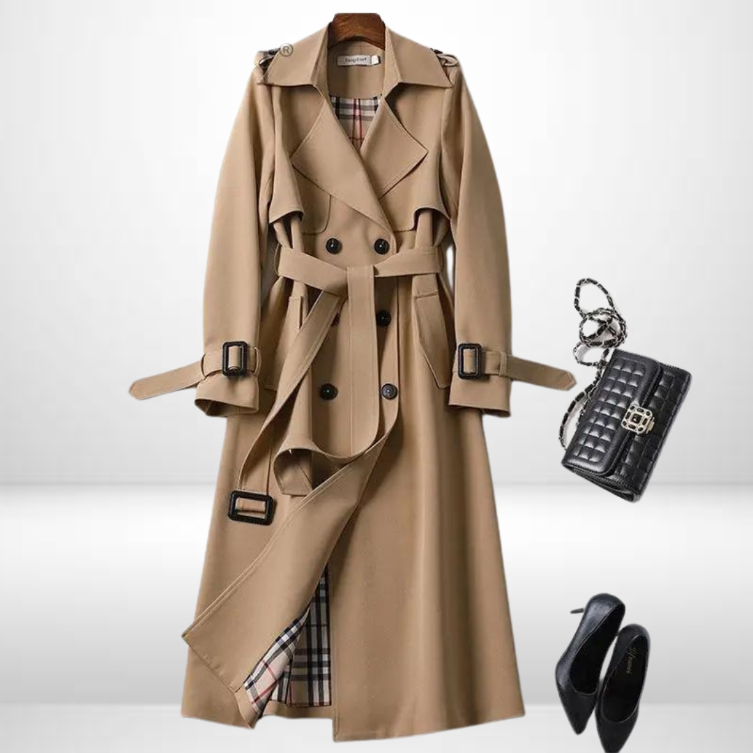 Danielle™ | Trench-Coat en Coton de Luxe