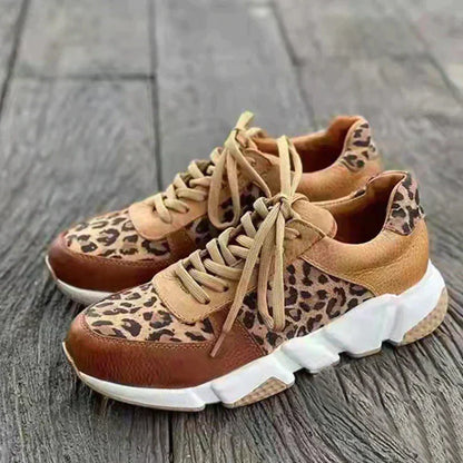 Paulette - Bold and comfortable leopard sneakers 