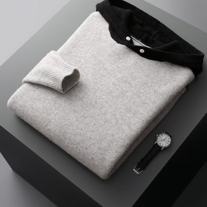 Arden™ | Sweat à Capuche Merino Élégance