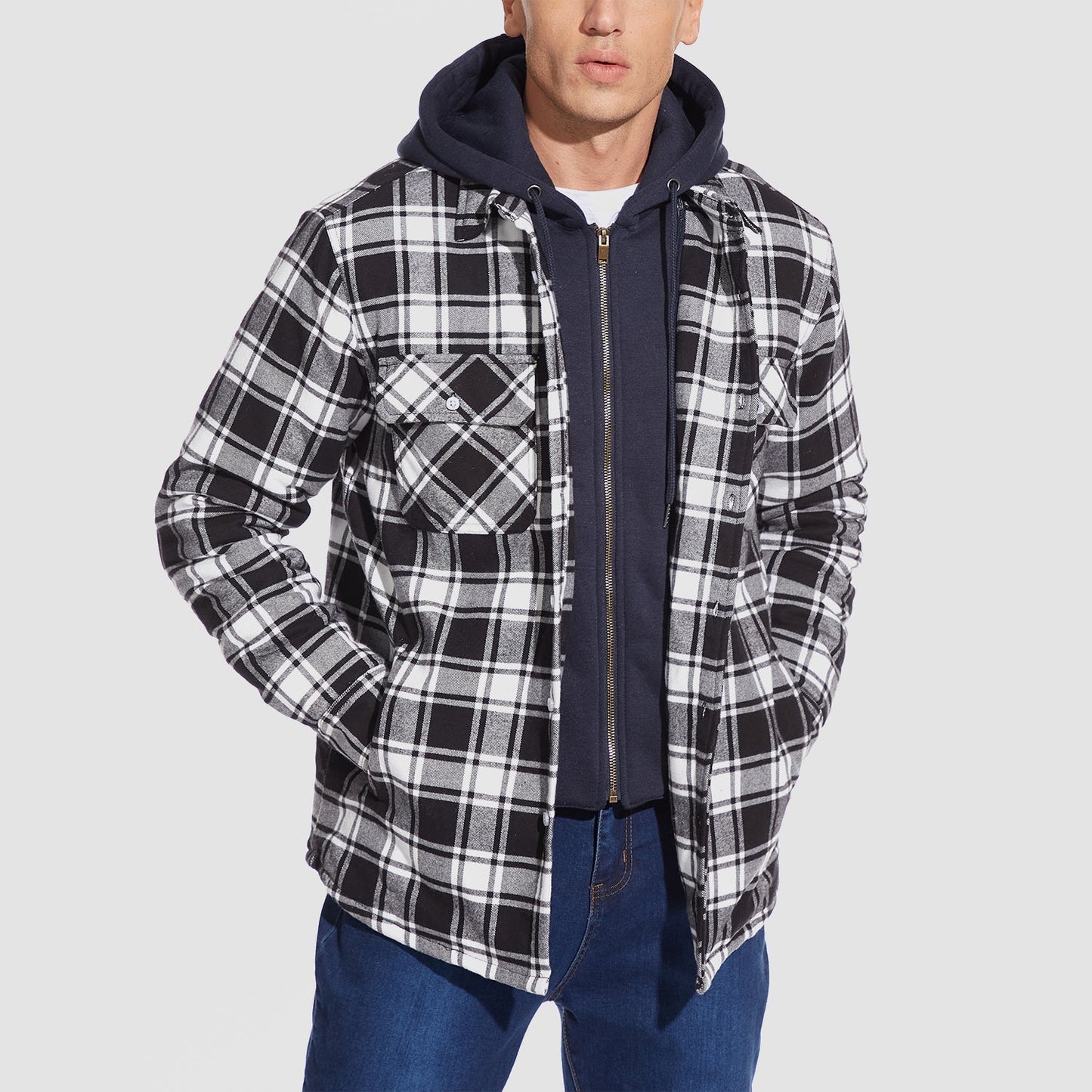 Harry™ Jacket | Flannel with Detachable Hood