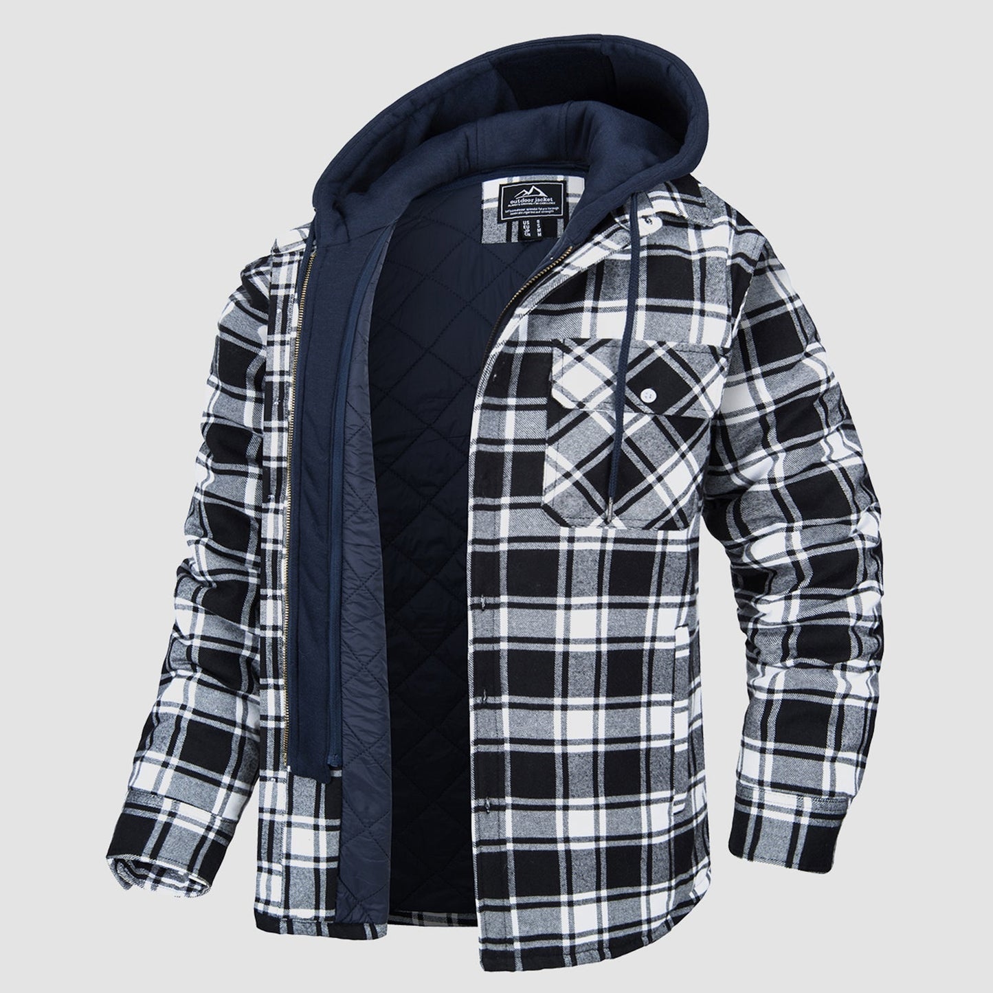 Veste Harry™ | Flanelle avec Capuche Amovible