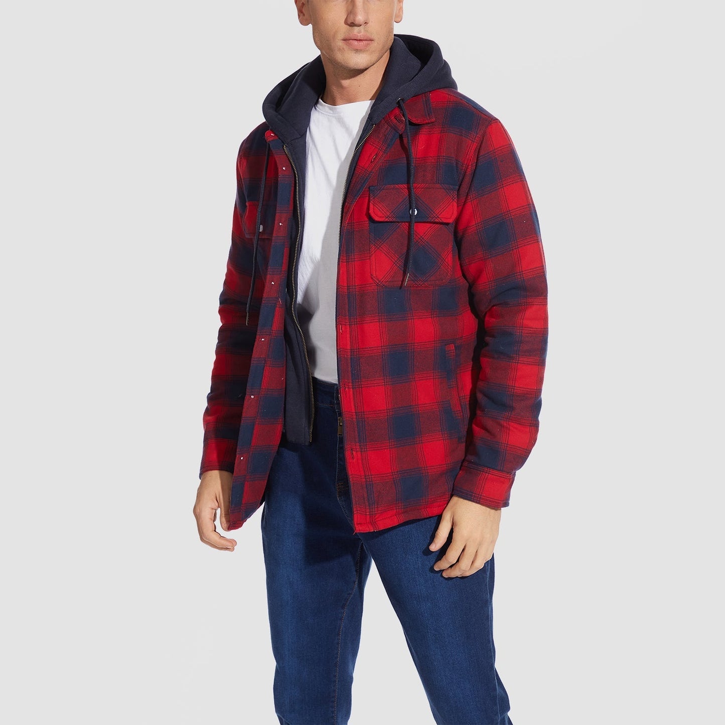 Harry™ Jacket | Flannel with Detachable Hood