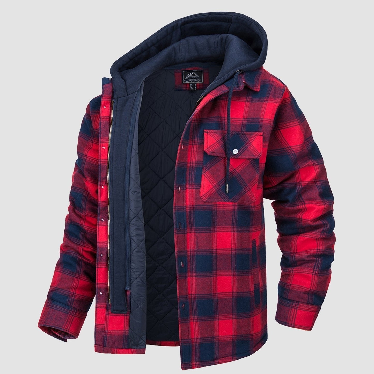 Harry™ Jacket | Flannel with Detachable Hood