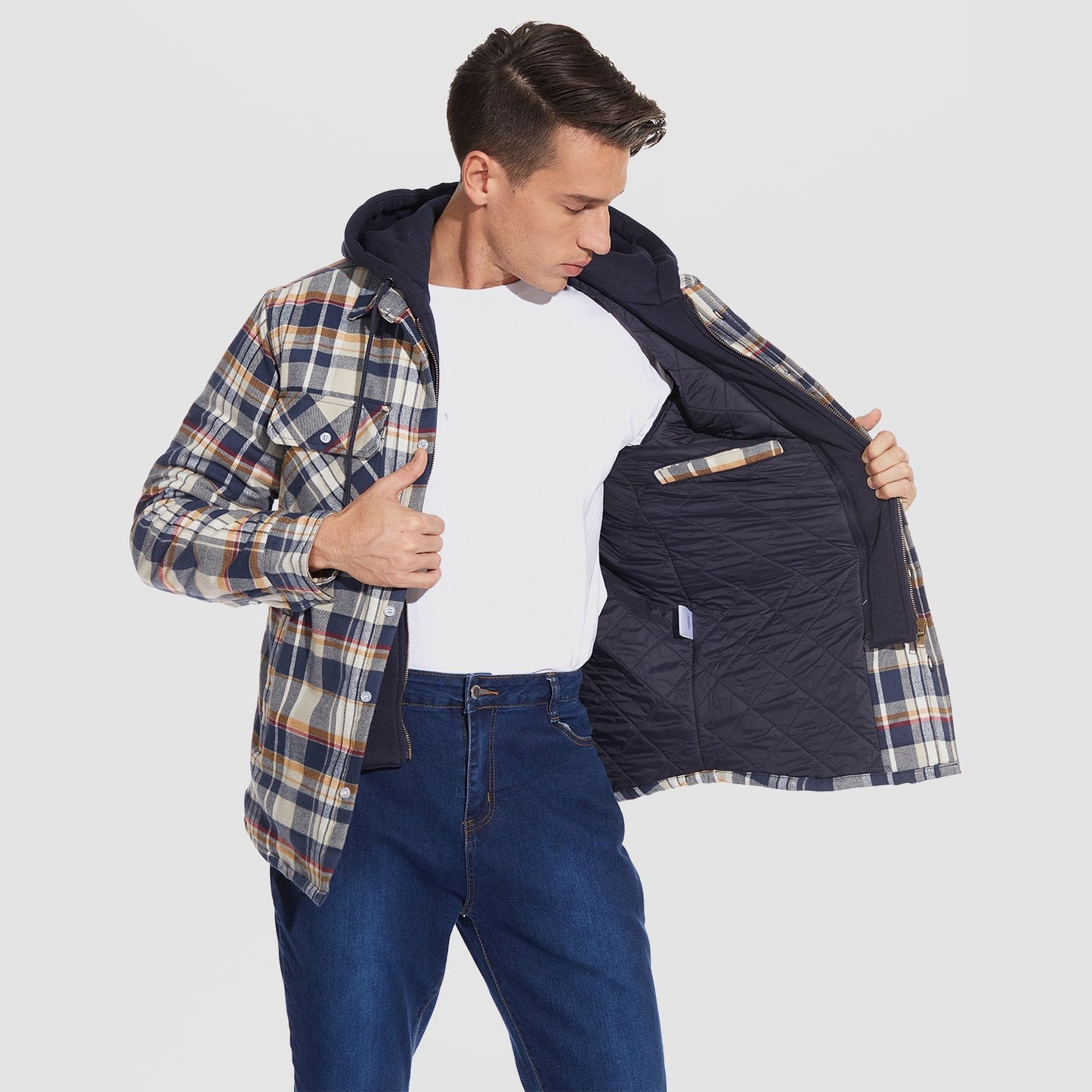 Harry™ Jacket | Flannel with Detachable Hood