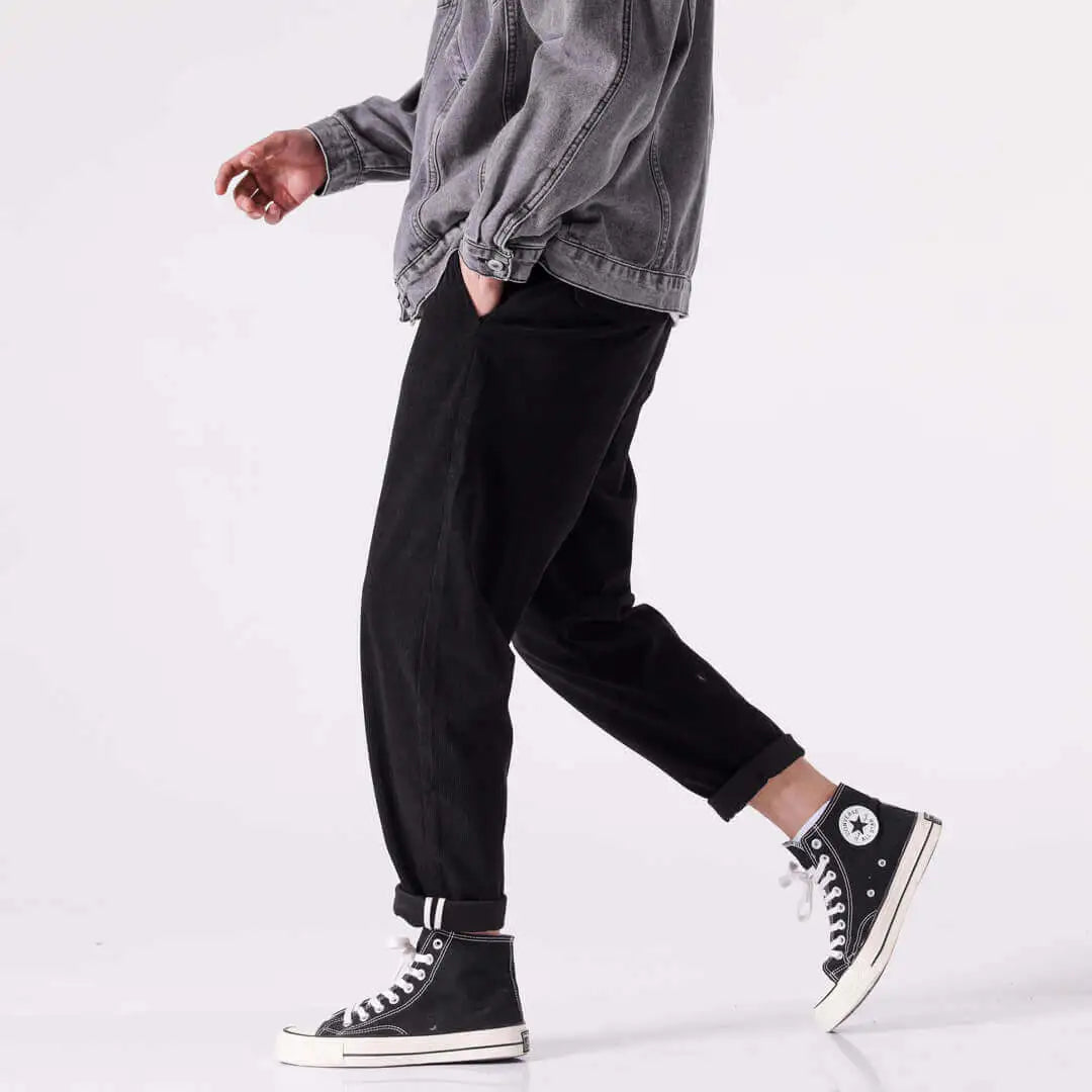 Satoko | Comfortable Corduroy Pants