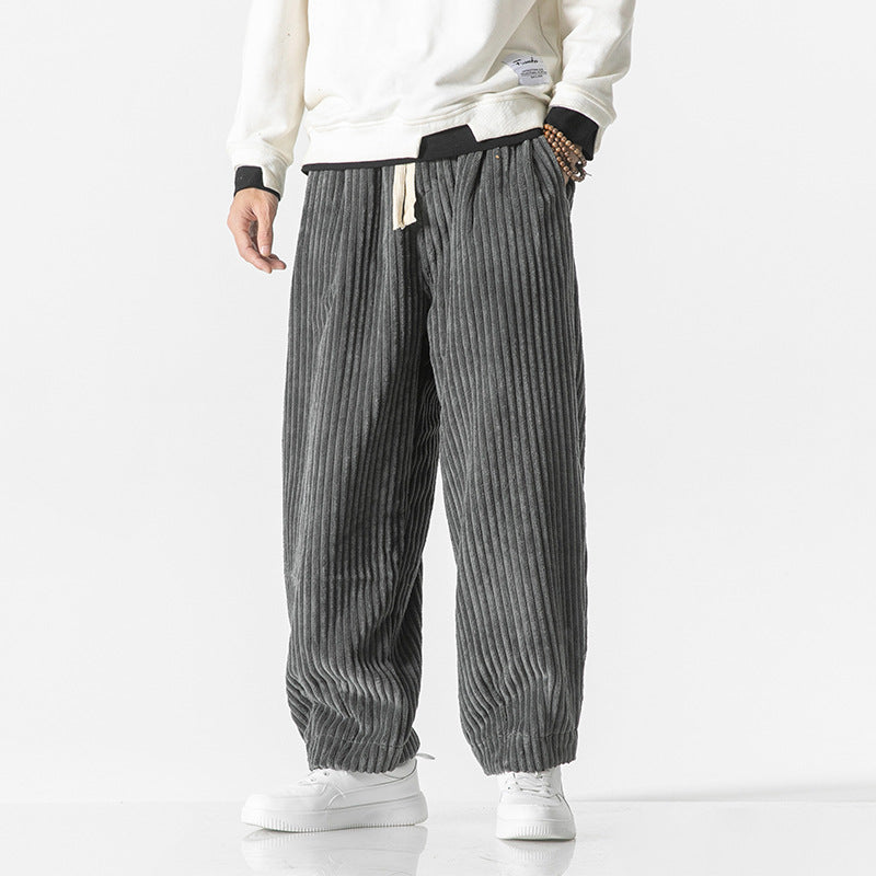 Masaaki | Pantalon en velours côtelé unique