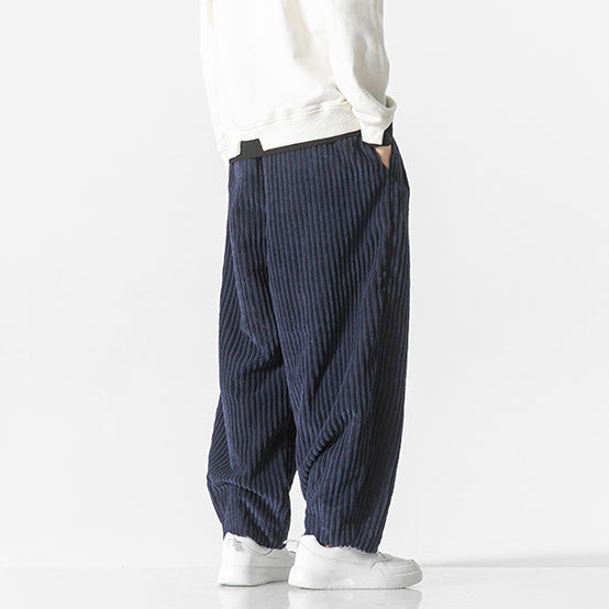 Masaaki | Pantalon en velours côtelé unique