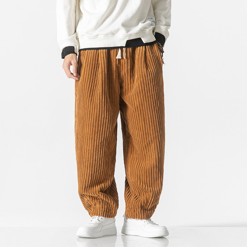 Masaaki | Pantalon en velours côtelé unique