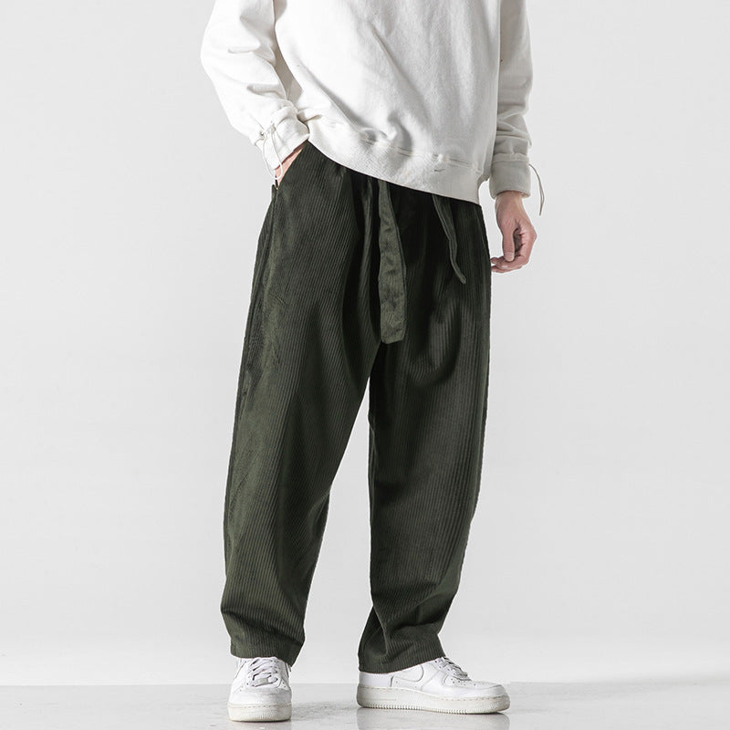 Yushiko | Comfortable velvet pants