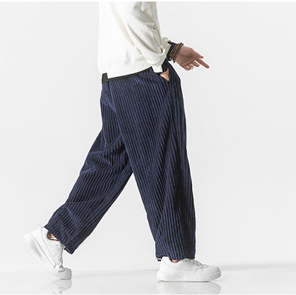 Masaaki | Pantalon en velours côtelé unique