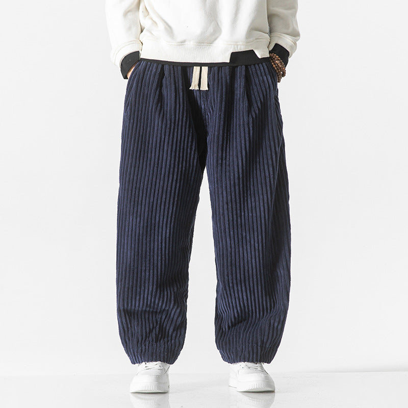 Masaaki | Pantalon en velours côtelé unique