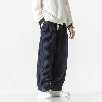 Masaaki | Pantalon en velours côtelé unique