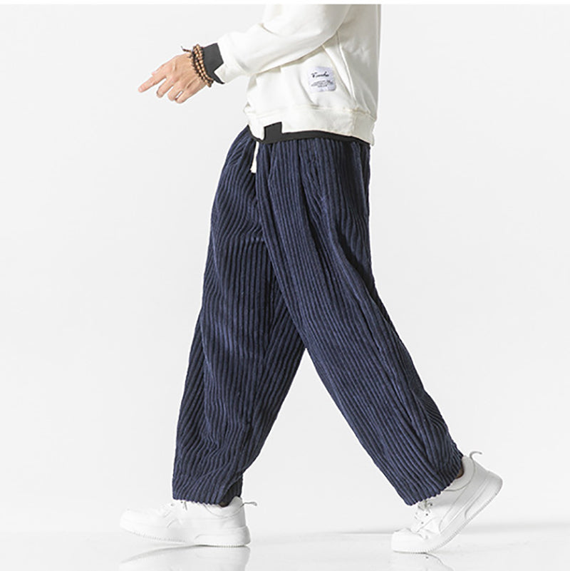 Masaaki | Pantalon en velours côtelé unique