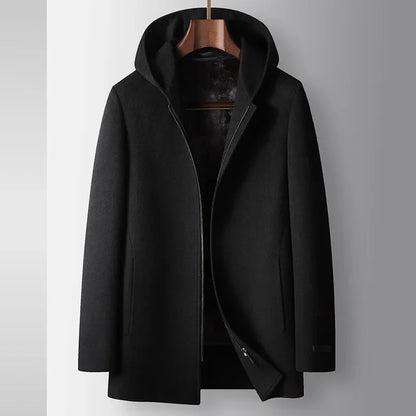 Eleganza™ Model | Lined Wool Coat