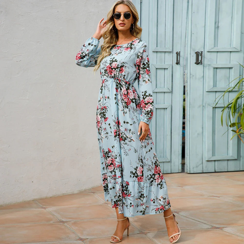 Mira™ | Robe Maxi en Chiffon Bohème