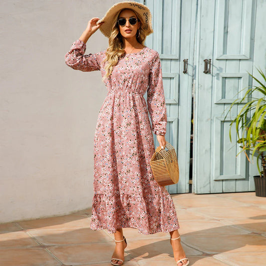 Mira™ | Robe Maxi en Chiffon Bohème