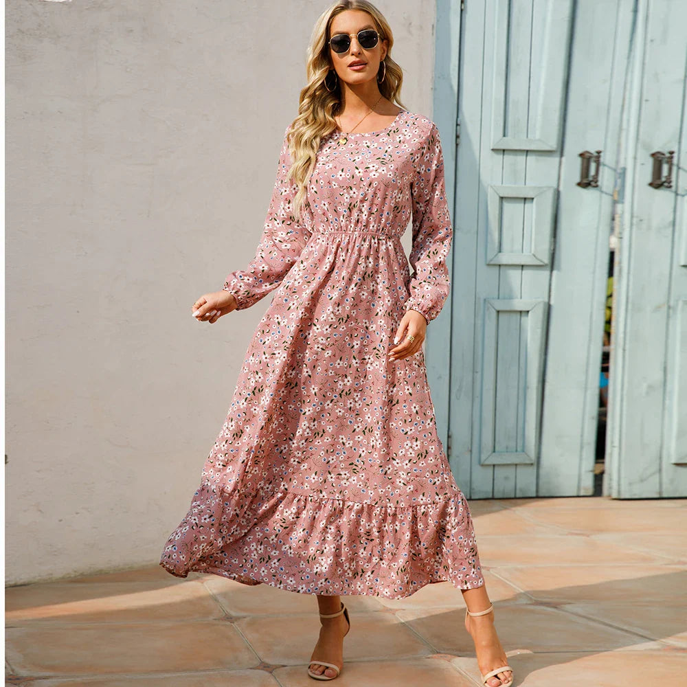 Mira™ | Robe Maxi en Chiffon Bohème