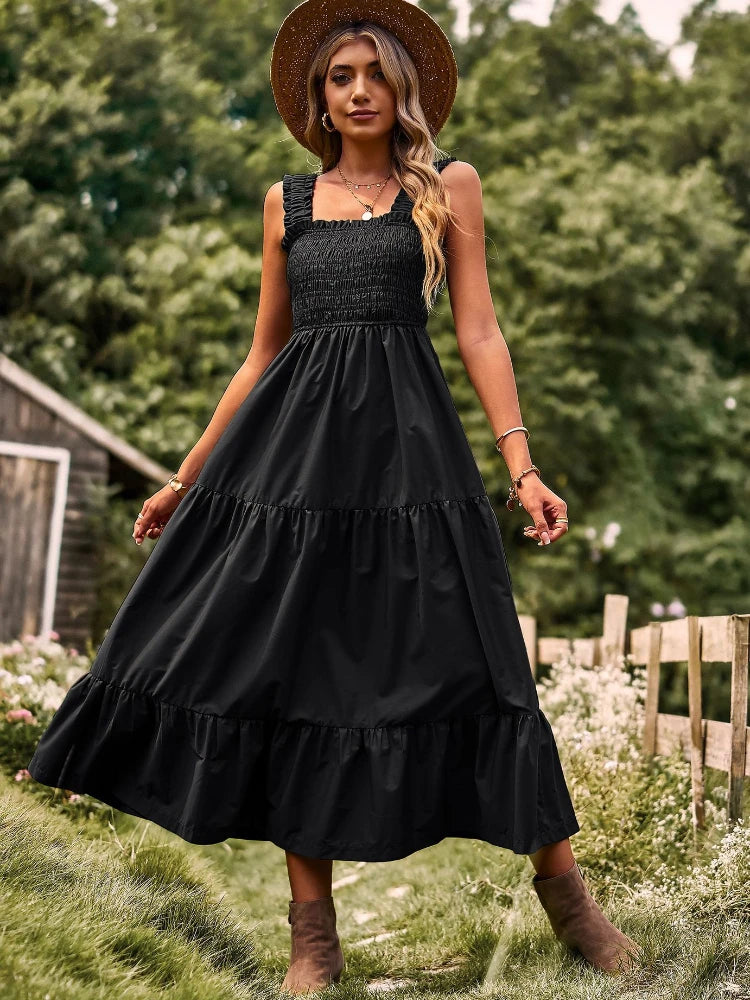 Raven™ | Elegant Maxi Dress