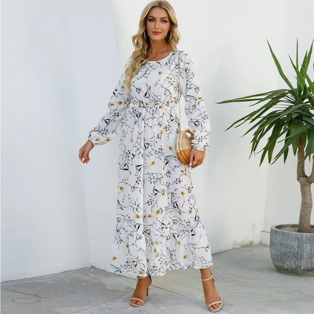 Mira™ | Robe Maxi en Chiffon Bohème