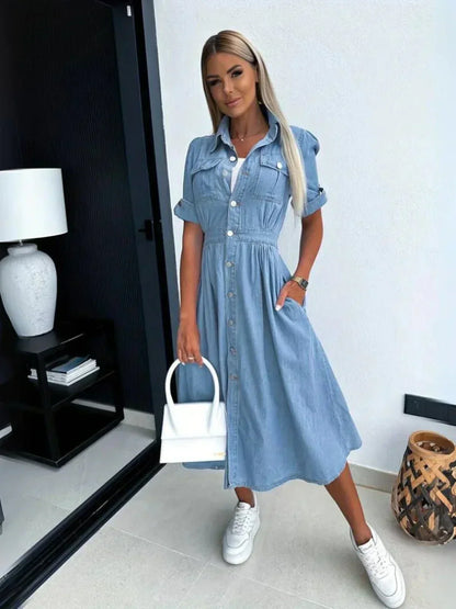 Emily | Trendy Denim Dress | Elegant and Stylish Design