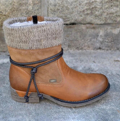 Léonie - Stylish orthopedic boots in vegan leather